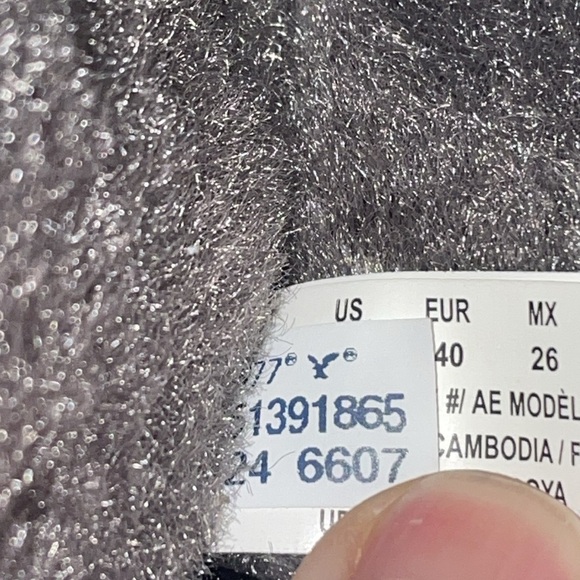 NWOT AE Tan/Brown Slip-On Platform “The Hangout” Bootie Slippers.  Size 9. - Picture 11 of 13